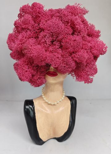 Екстравагантна кашпа със скандинавски  мъх