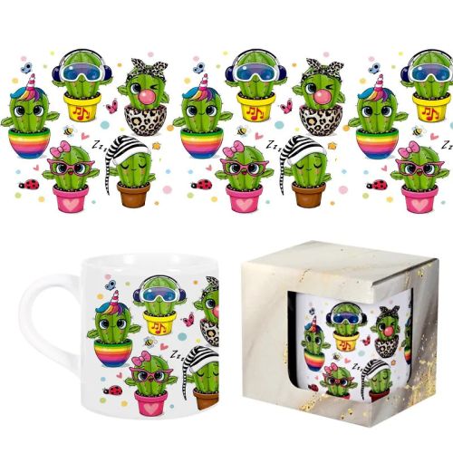 Чаша Кактус – керамична чаша с кактусчета за всеки ден