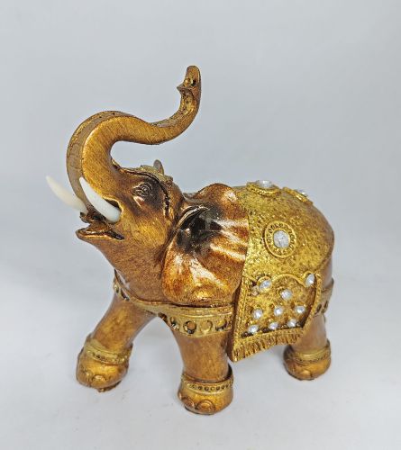 Статуетка слон с вдигнат хобот